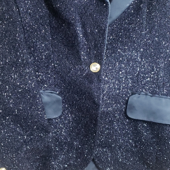 Louis Feraud ladies blazer navy blue size 6 - Picture 5 of 7